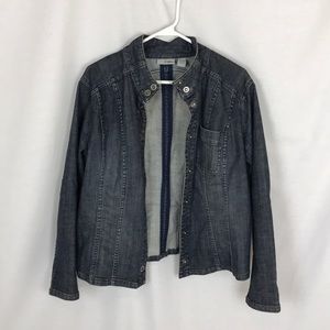 3/50 Chico’s platinum jean jacket